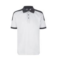 Front PRO Wear PRO Wear poloshirt | kontrast Front med tryk - Hvid