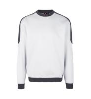 Front PRO Wear PRO Wear sweatshirt | kontrast Front med tryk - Hvid