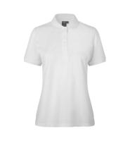 Front PRO Wear PRO Wear CARE poloshirt | klassisk | dame Front med tryk - Hvid