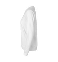 Venstre PRO Wear PRO Wear CARE sweatshirt | ubørstet | dame Venstre med tryk - Hvid