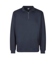 Front PRO Wear PRO Wear CARE sweat| ubørstet | ¼ zip Front med tryk - Navy