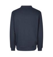 Bag PRO Wear PRO Wear CARE sweat| ubørstet | ¼ zip Bag med tryk - Navy