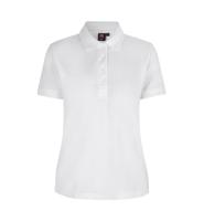 Front ID Identity Poloshirt klassisk | dame Front med tryk - Hvid