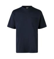 Front ID Identity T-TIME® T-shirt | brystlomme Front med tryk - Navy