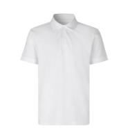 Front ID Identity Poloshirt | økologisk Front med tryk - Hvid