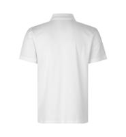Bag ID Identity Poloshirt | økologisk Bag med tryk - Hvid