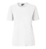 Front ID Identity Stretch T-shirt | komfort | dame Front med tryk - Hvid