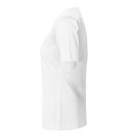 Venstre ID Identity Stretch T-shirt | komfort | dame Venstre med tryk - Hvid