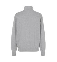 Bag ID Identity Sweatshirt | zip Bag med tryk - Grå melange