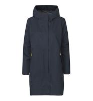 Front ID Identity Regnjakke | performance | dame Front med tryk - Navy