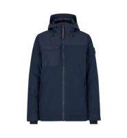 Front ID Identity Hooded vinterjakke | dame Front med tryk - Navy