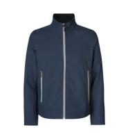 Front ID Identity Softshell jakke | performance Front med tryk - Navy