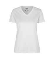 Front ID Identity YES Active T-shirt | dame Front med tryk - Hvid