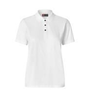 Front ID Identity GEYSER active polo shirt | dame Front med tryk - Hvid