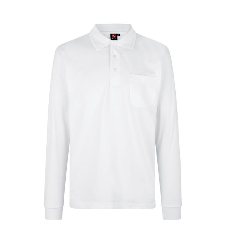 PRO Wear PRO Wear poloshirt | l/æ med tryk - Hvid