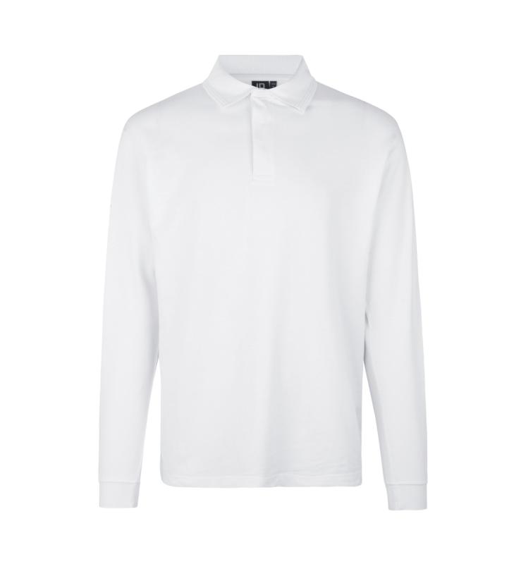 PRO Wear PRO Wear l/æ poloshirt | trykknap med tryk - Hvid