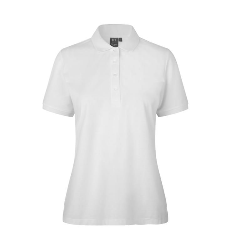 PRO Wear PRO Wear CARE poloshirt | klassisk | dame med tryk - Hvid