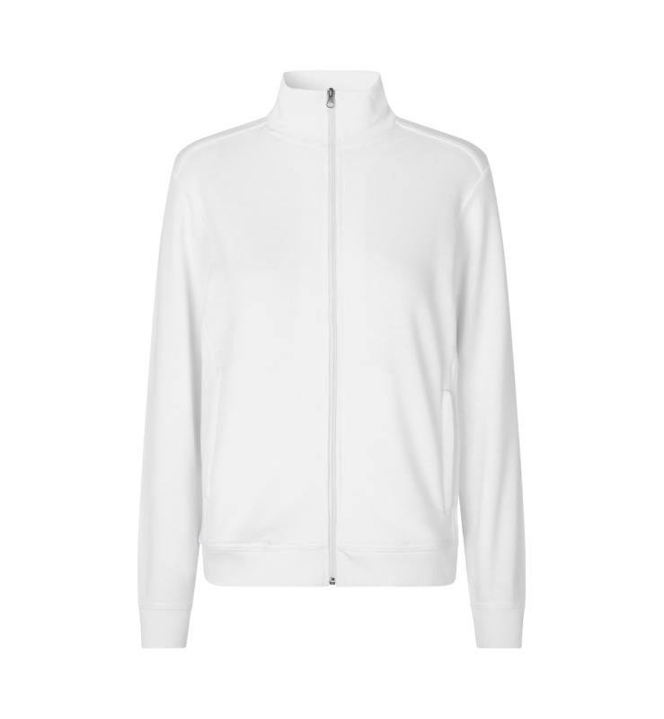 PRO Wear PRO Wear CARE cardigan | ubørstet |dame med tryk - Hvid