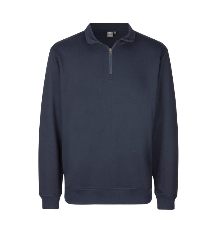 PRO Wear PRO Wear CARE sweat| ubørstet | ¼ zip med tryk - Navy