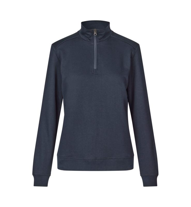PRO Wear PRO Wear CARE sweat | ubørstet | ¼ zip | dame med tryk - Navy