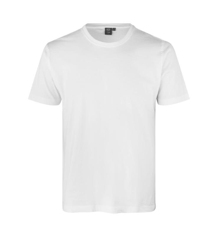 ID Identity T-TIME® T-shirt | tight med tryk - Hvid