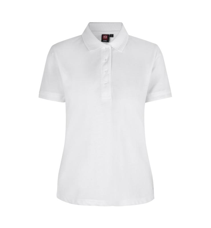 ID Identity Poloshirt klassisk | dame med tryk - Hvid