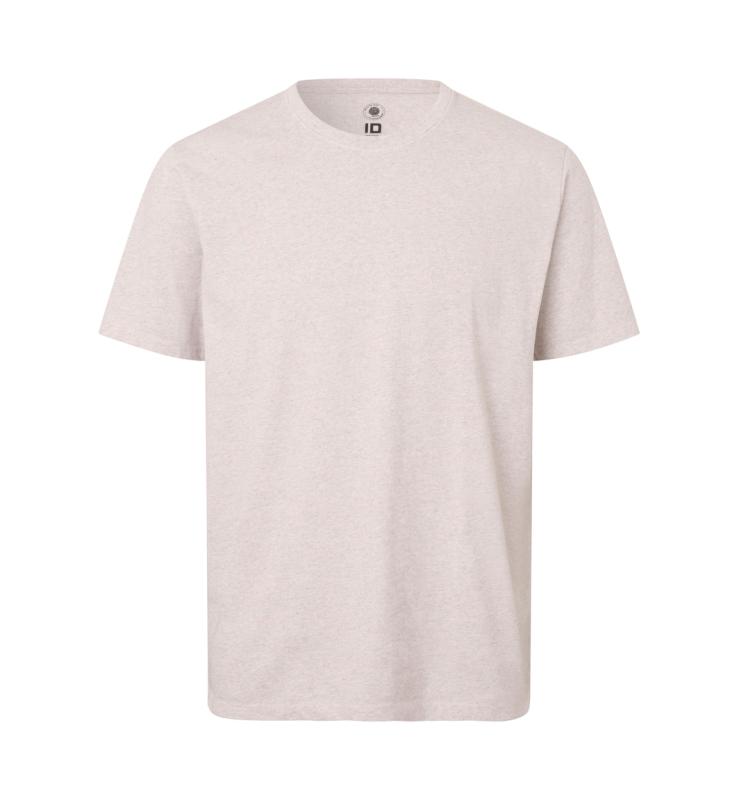 ID Identity RE-CARE T-shirt | unisex med tryk - Aske grå melange