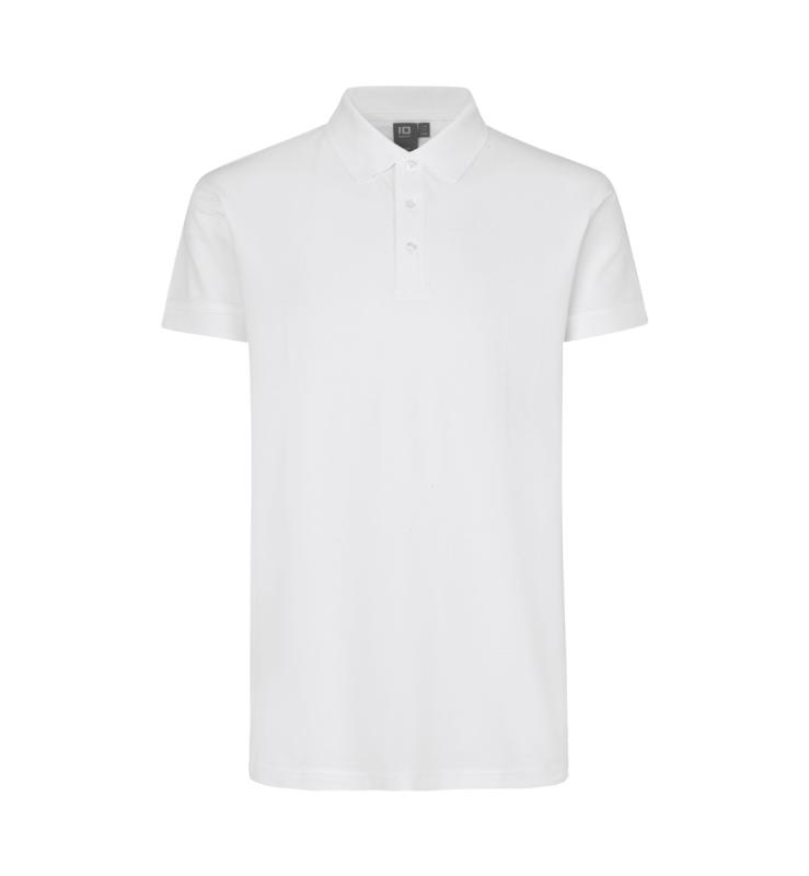 ID Identity Poloshirt | stretch med tryk - Hvid