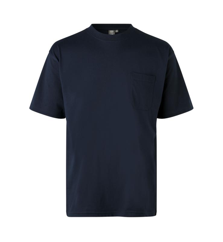 ID Identity T-TIME® T-shirt | brystlomme med tryk - Navy