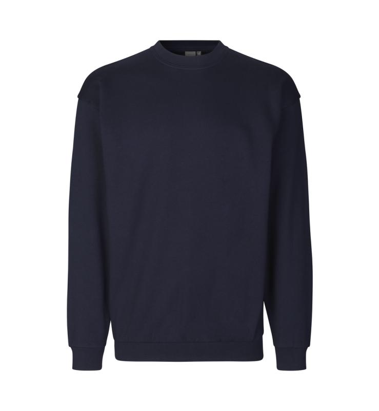 ID Identity Klassisk sweatshirt | bomuld med tryk - Navy