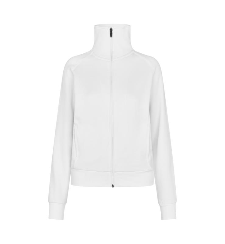 ID Identity Sweat cardigan | dame med tryk - Hvid