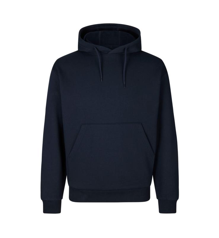 ID Identity Soft hoodie | kængurulomme | unisex med tryk - Navy
