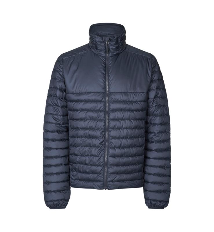 ID Identity Letvægtsjakke | vatteret med tryk - Navy