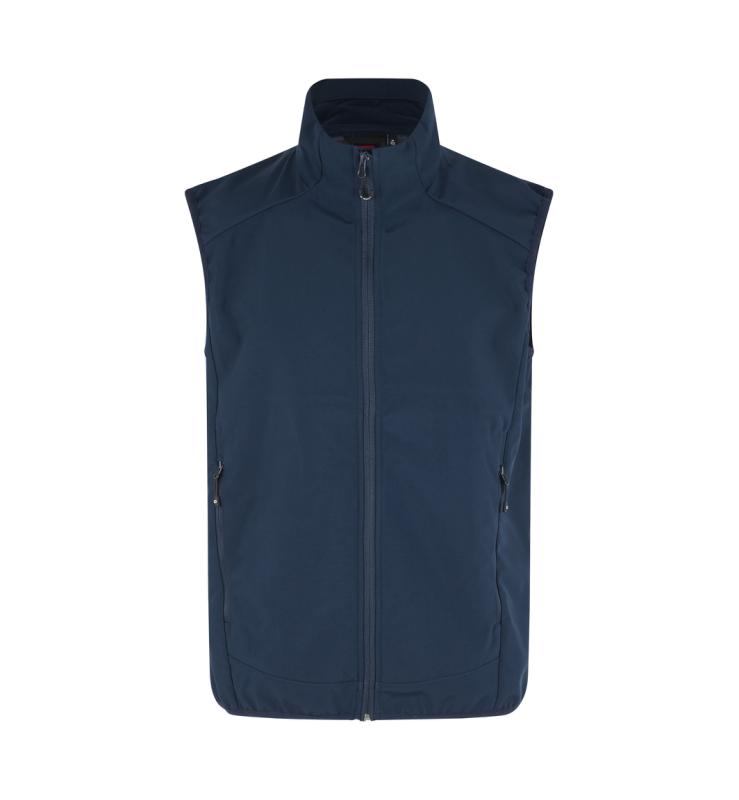 ID Identity Softshell vest | funktionel med tryk - Navy