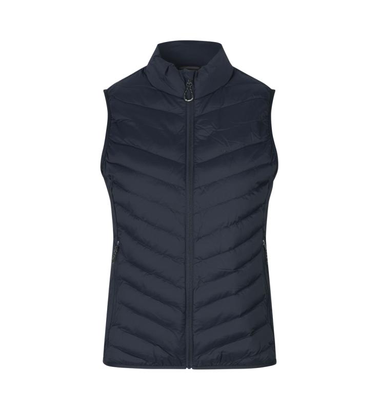 ID Identity Bodywarmer | stretch | dame med tryk - Navy