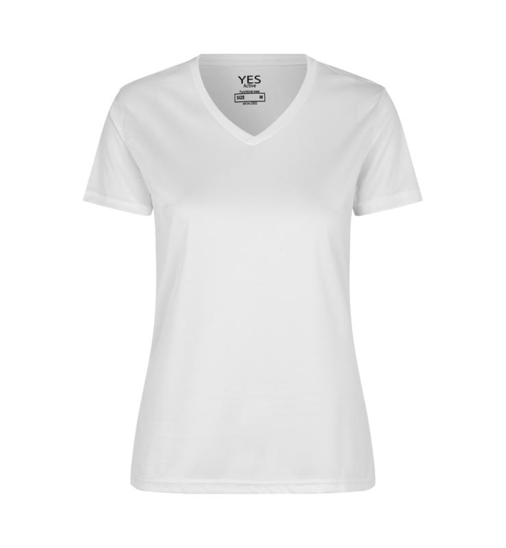 ID Identity YES Active T-shirt | dame med tryk - Hvid