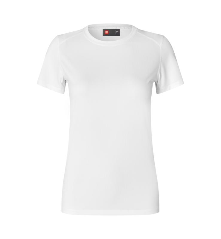 ID Identity GEYSER active T-shirt | dame med tryk - Hvid