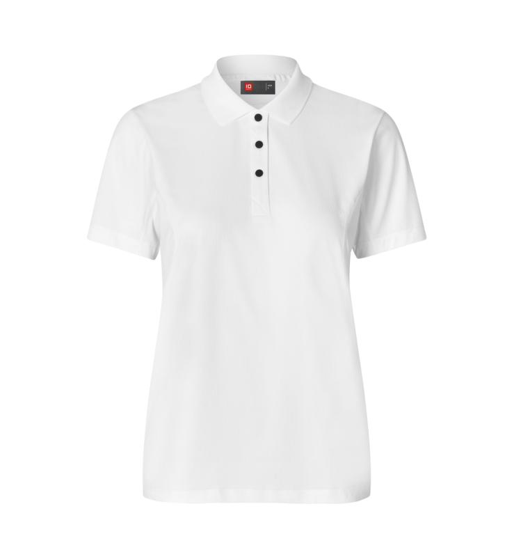 ID Identity GEYSER active polo shirt | dame med tryk - Hvid