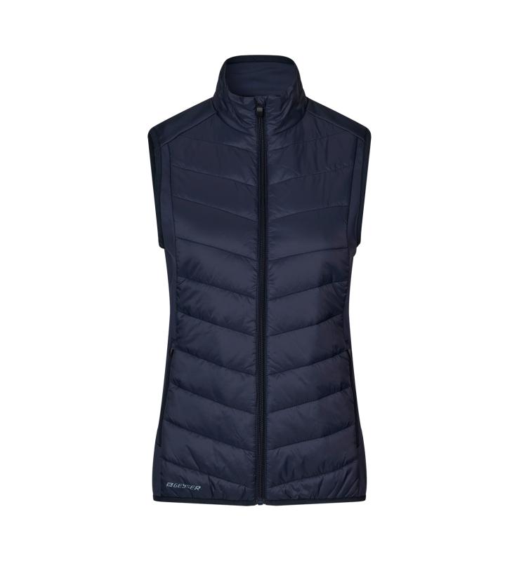 ID Identity GEYSER hybrid vest | dame med tryk - Navy