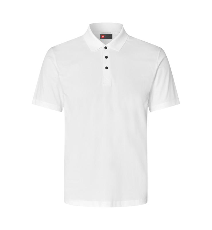 ID Identity GEYSER active polo shirt med tryk - Hvid