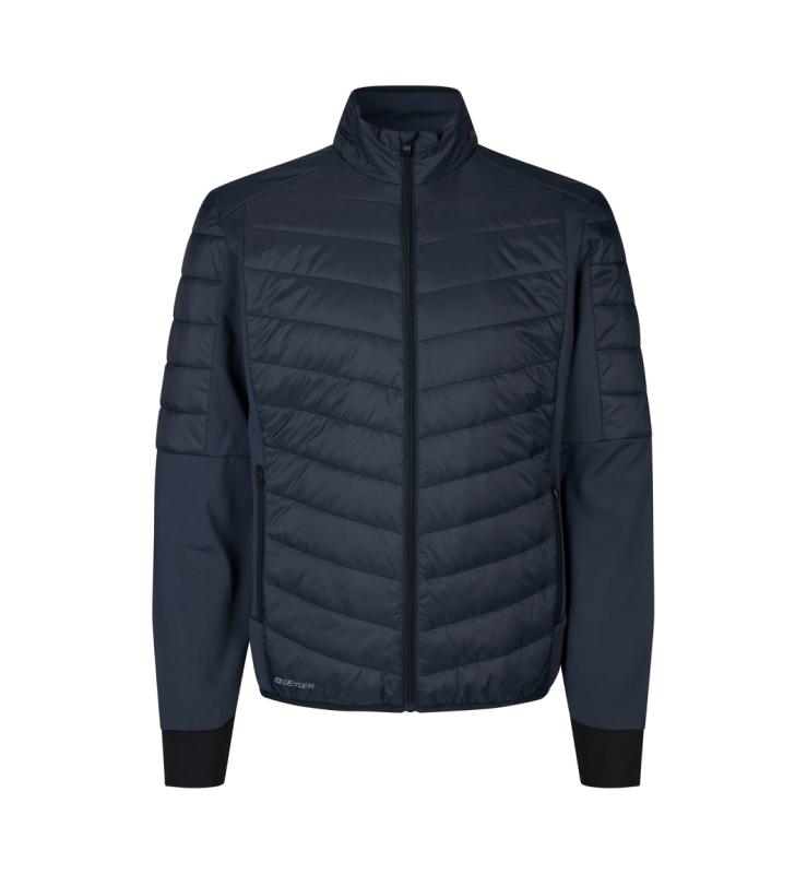ID Identity GEYSER hybrid jacket med tryk - Navy