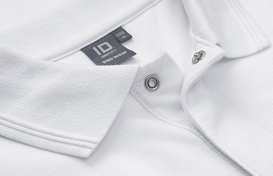 PRO Wear polo shirt | press stud — White — thumbnail 4