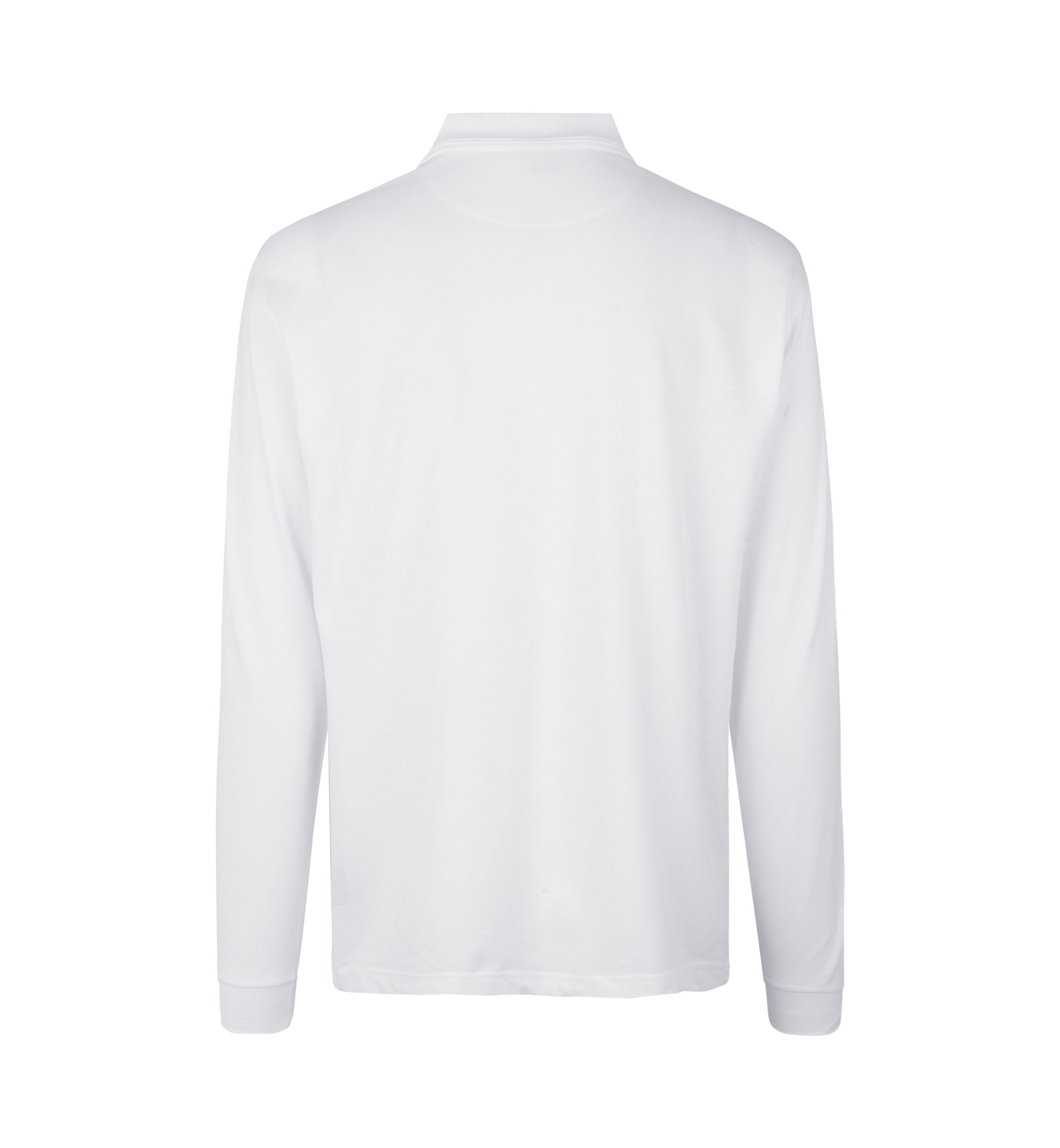 PRO Wear long-sleeve polo shirt | press stud — White — thumbnail 2