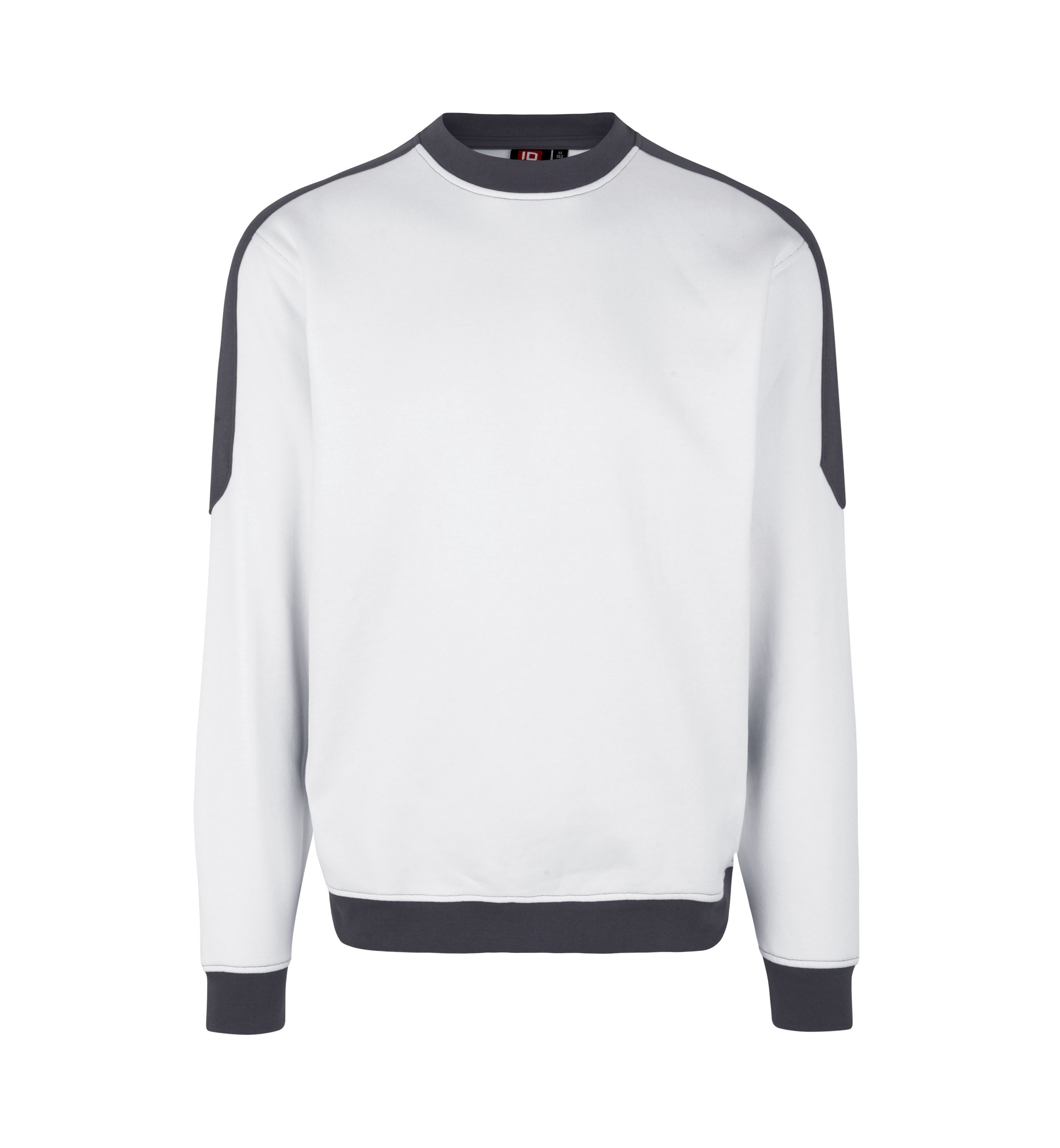 PRO Wear Sweatshirt | Kontrast – Weiss (Front)