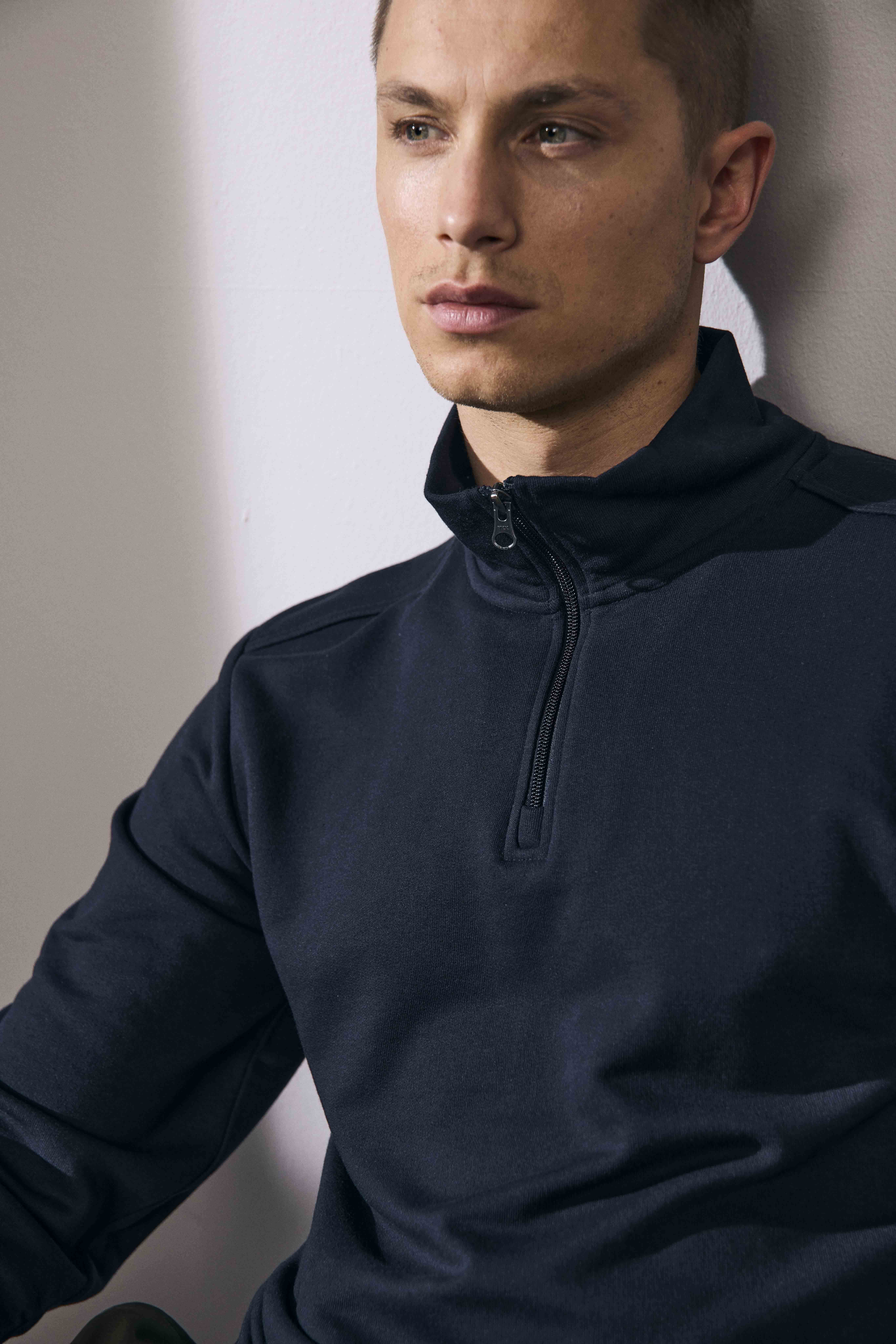 PRO Wear CARE sweat | unbrushed | ¼ zip — Navy — thumbnail 8