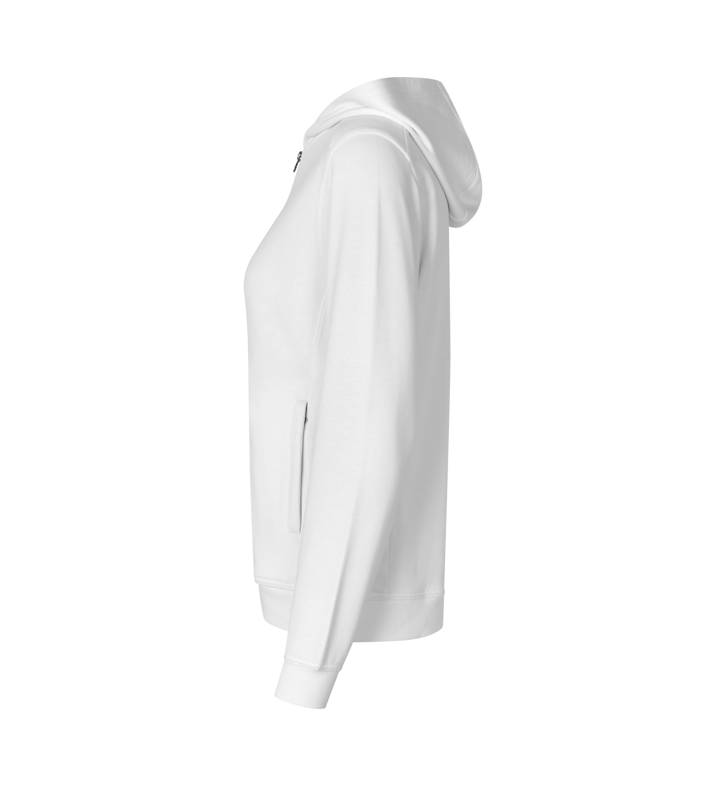 PRO Wear CARE sweatshirt | hoodie | zip | women — White — thumbnail 3