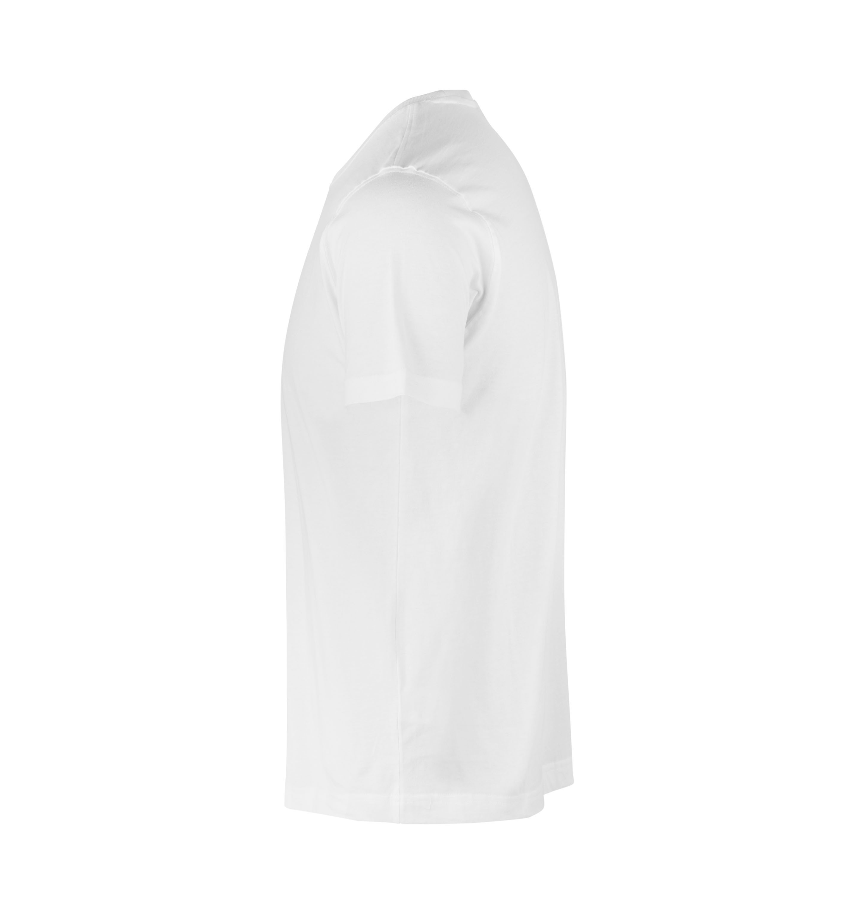 T-TIME® T-Shirt | körpernah – Weiss (Seite links)
