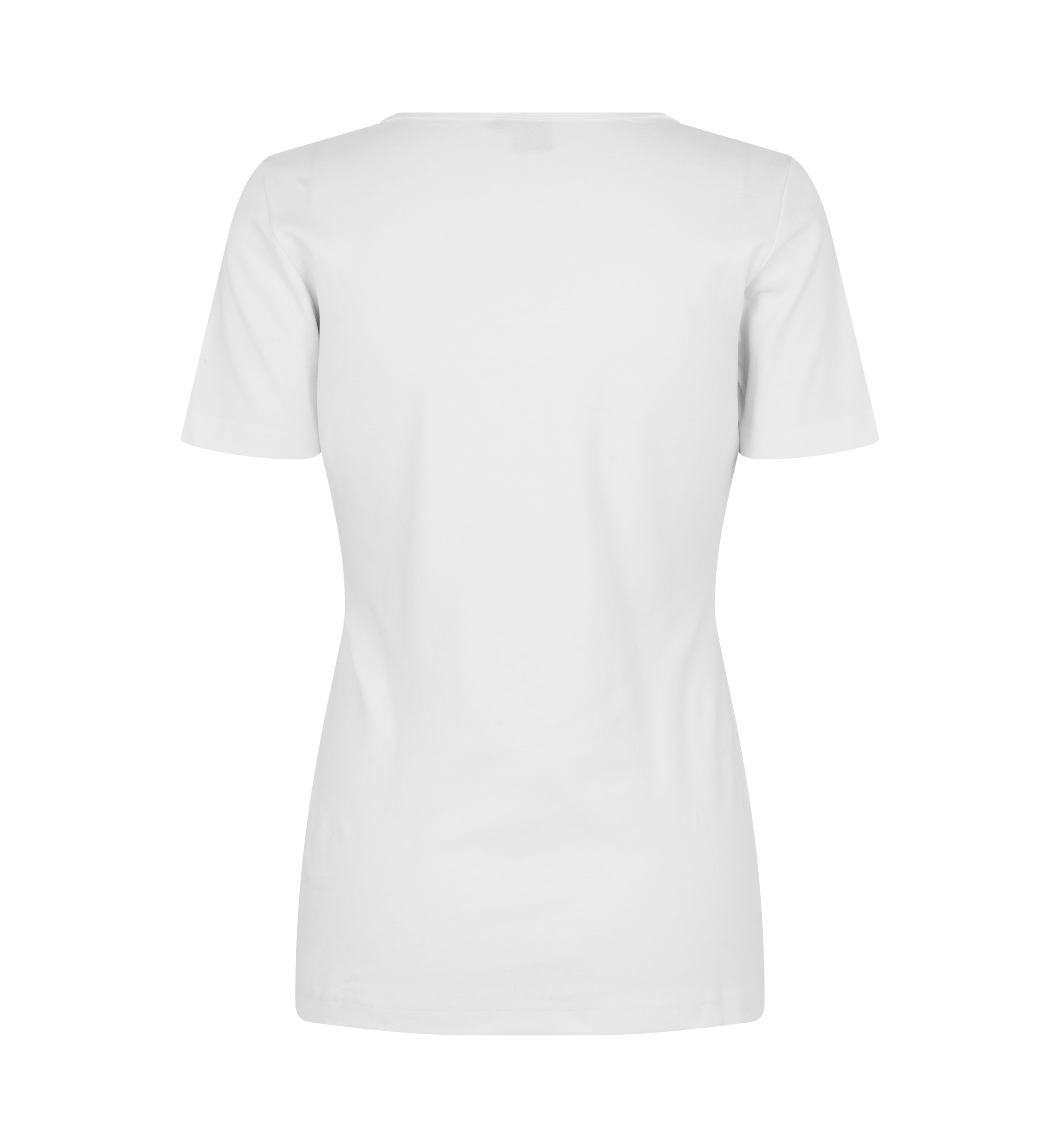 Interlock T-shirt | v-neck | women — White — thumbnail 2