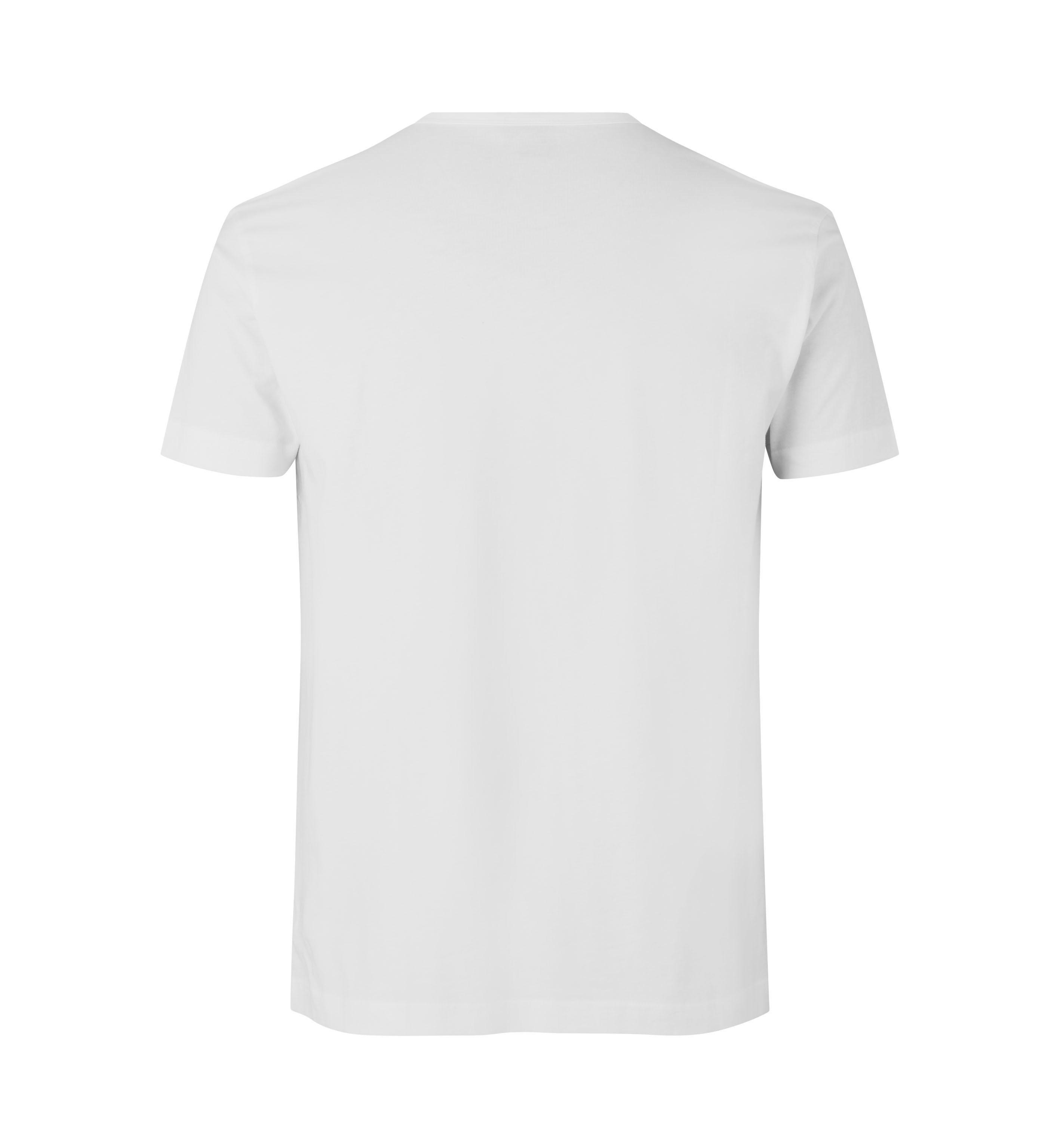 T-TIME® T-Shirt | V-Ausschnitt – Weiss (Rücken)