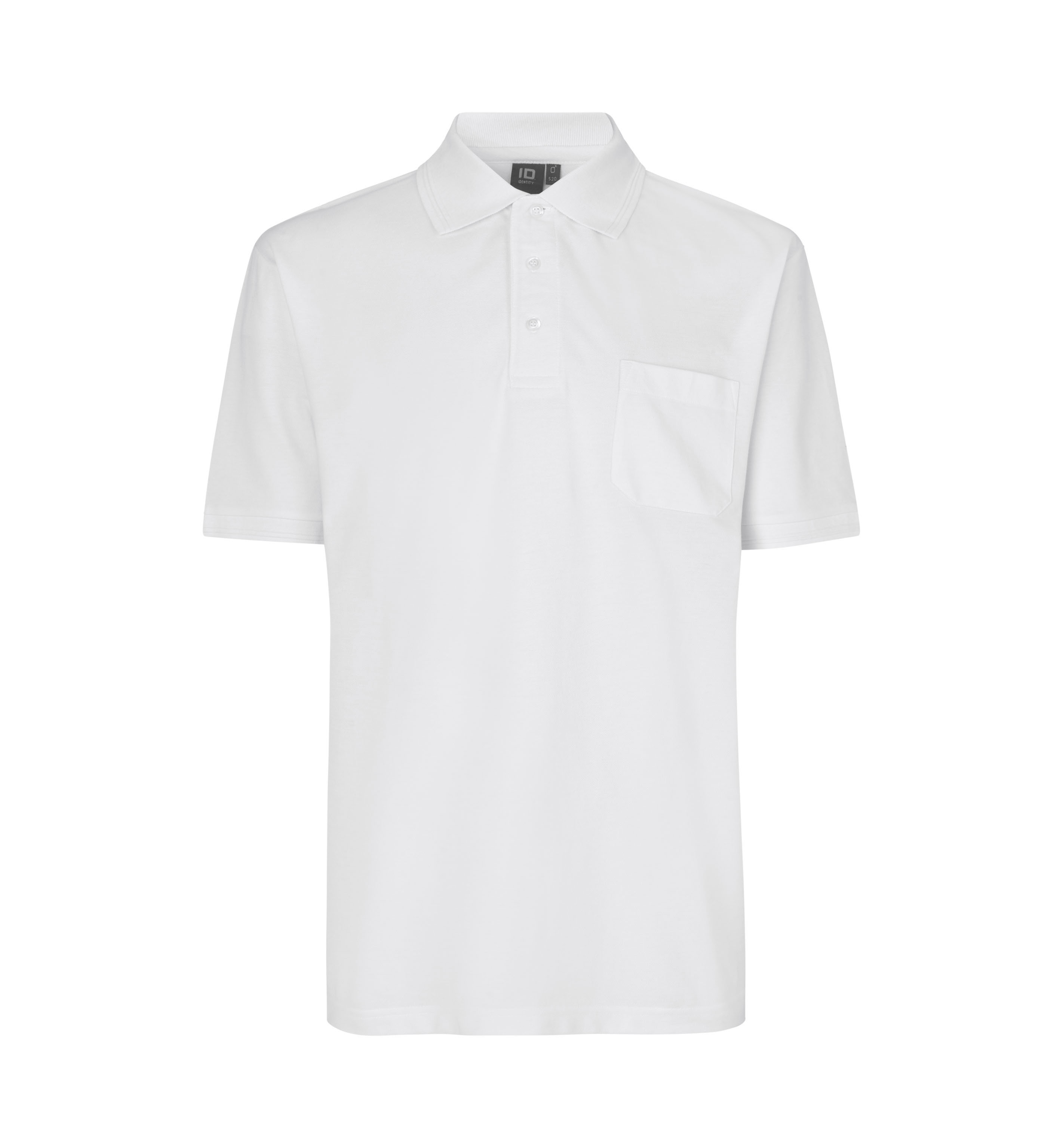 Poloshirt klassisch – Weiss (Front)